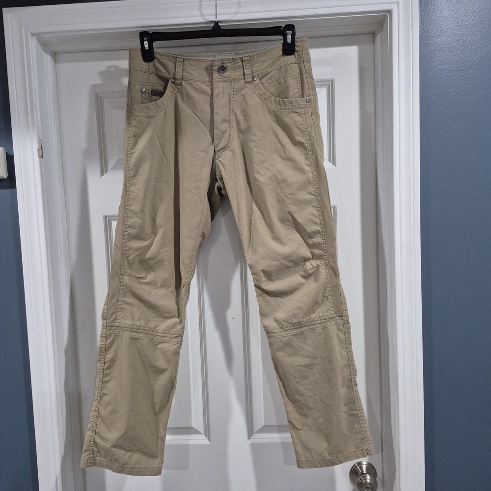 Kuhl Pants Mens 32x30 Khaki Tan Radikl Hiking Stretch Work Outdoor Lightweight